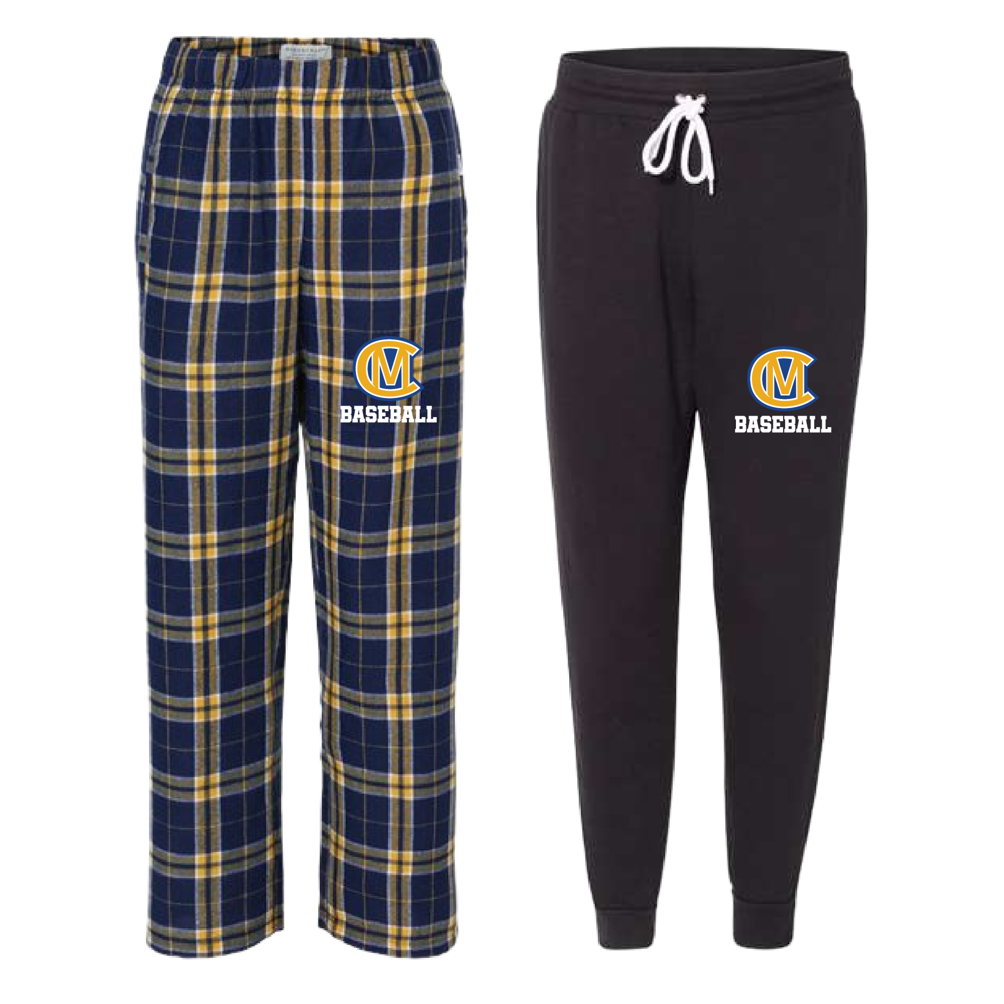 CM Baseball Flannel PJ or Joggers