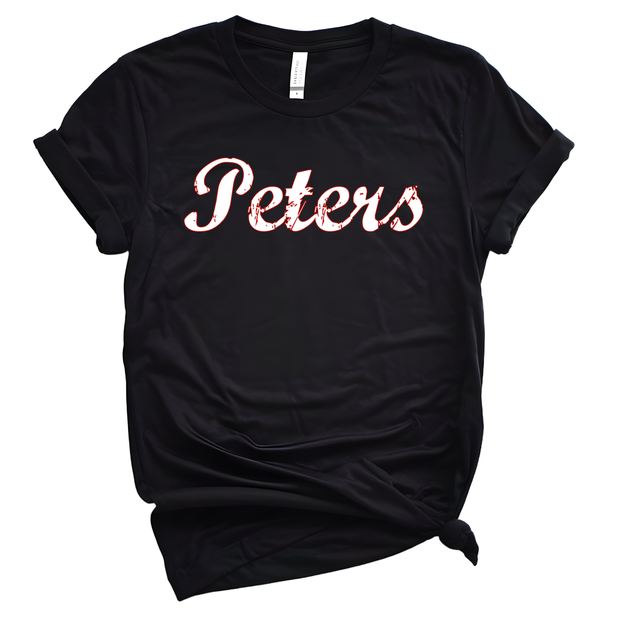 Peters Cursive distressed