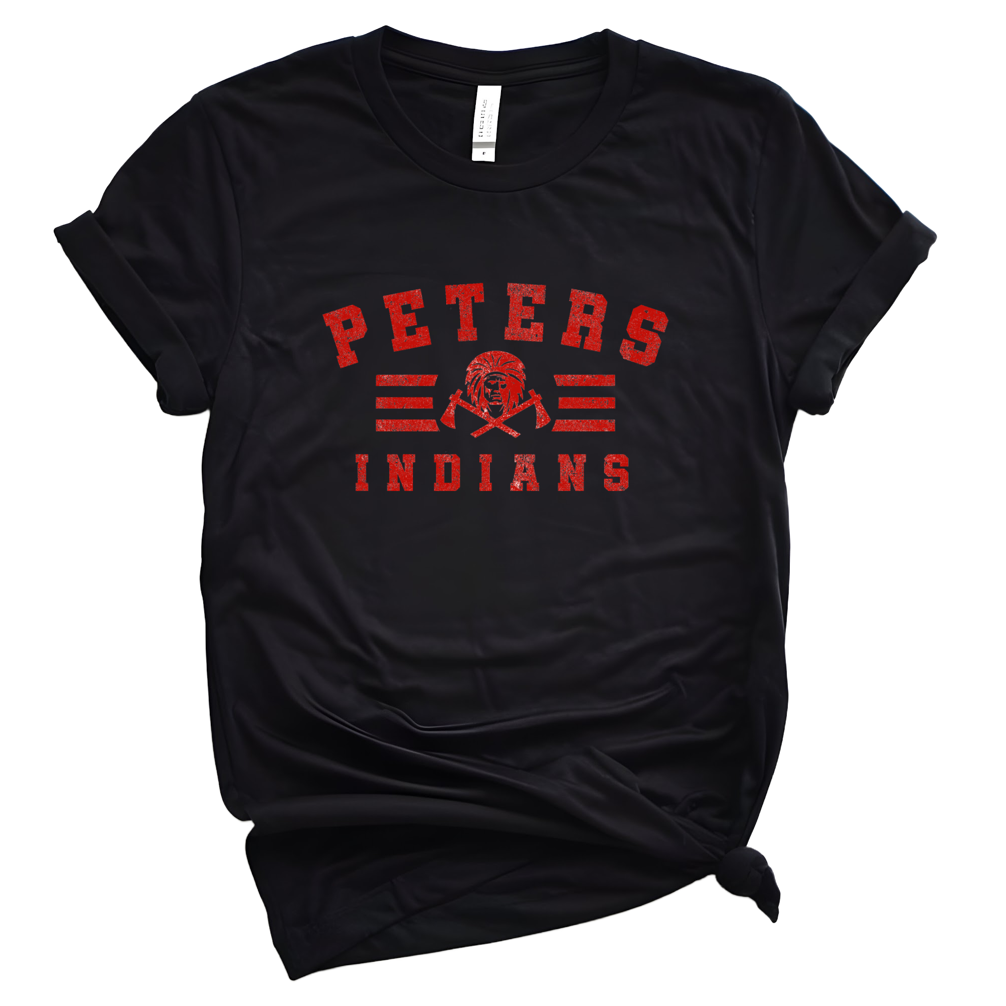 Peters Indians Bold red