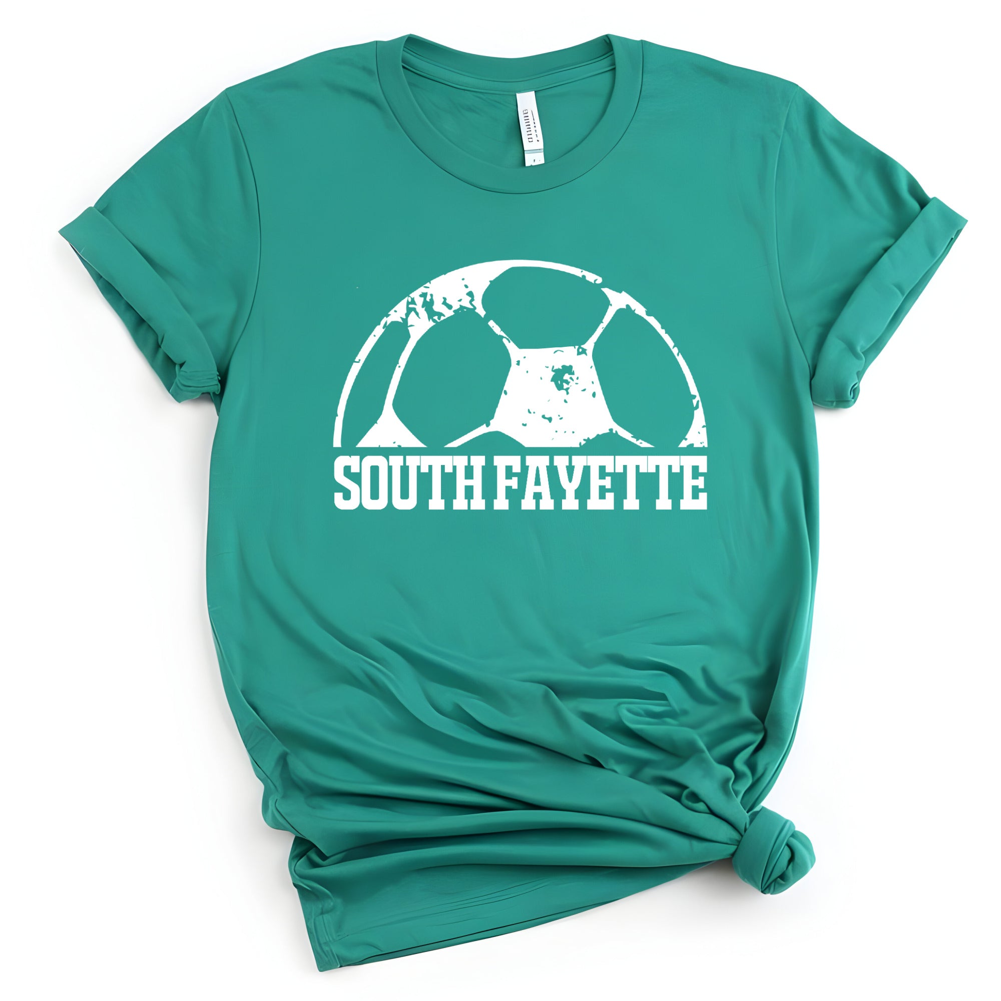 South Fayette Soccer Ball Distressed white