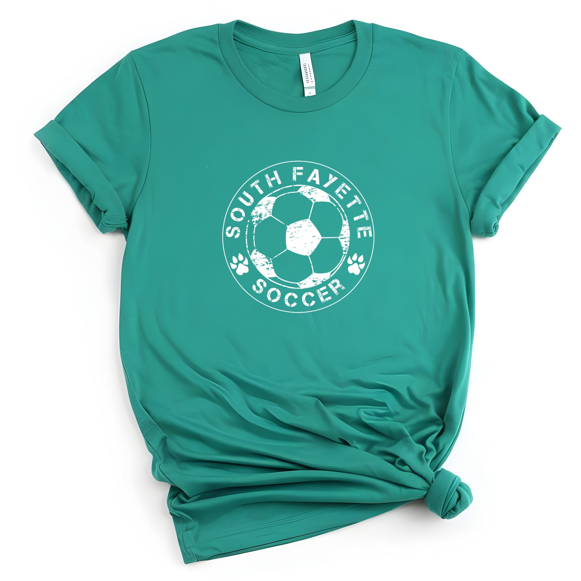 South Fayette Soccer Circle white