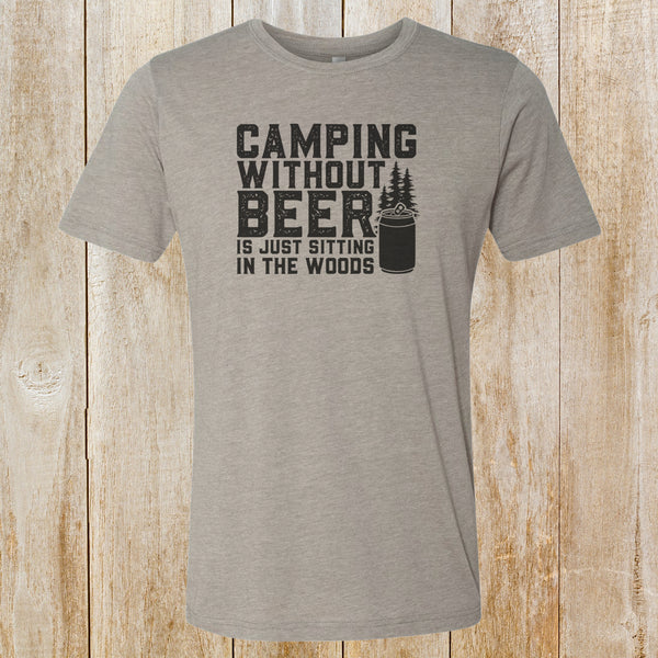 Camping Without Beer unisex tee
