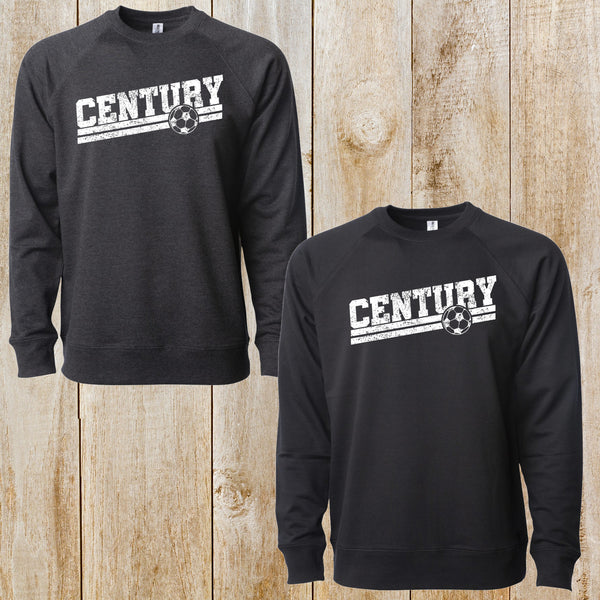 Century lightweight loopback Terry crewneck sweatshirt