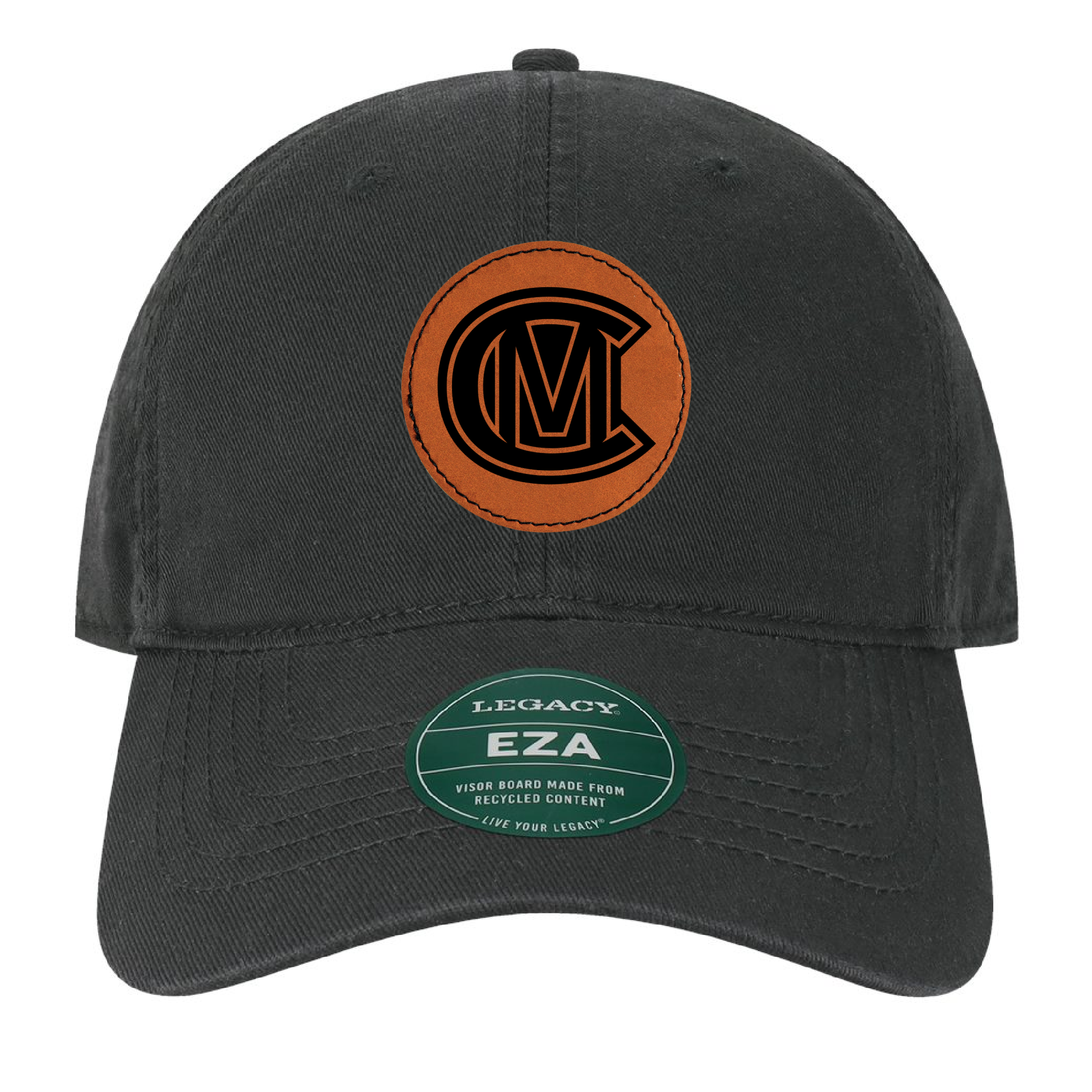 Canon Mac CM Logo Leather Patch hat