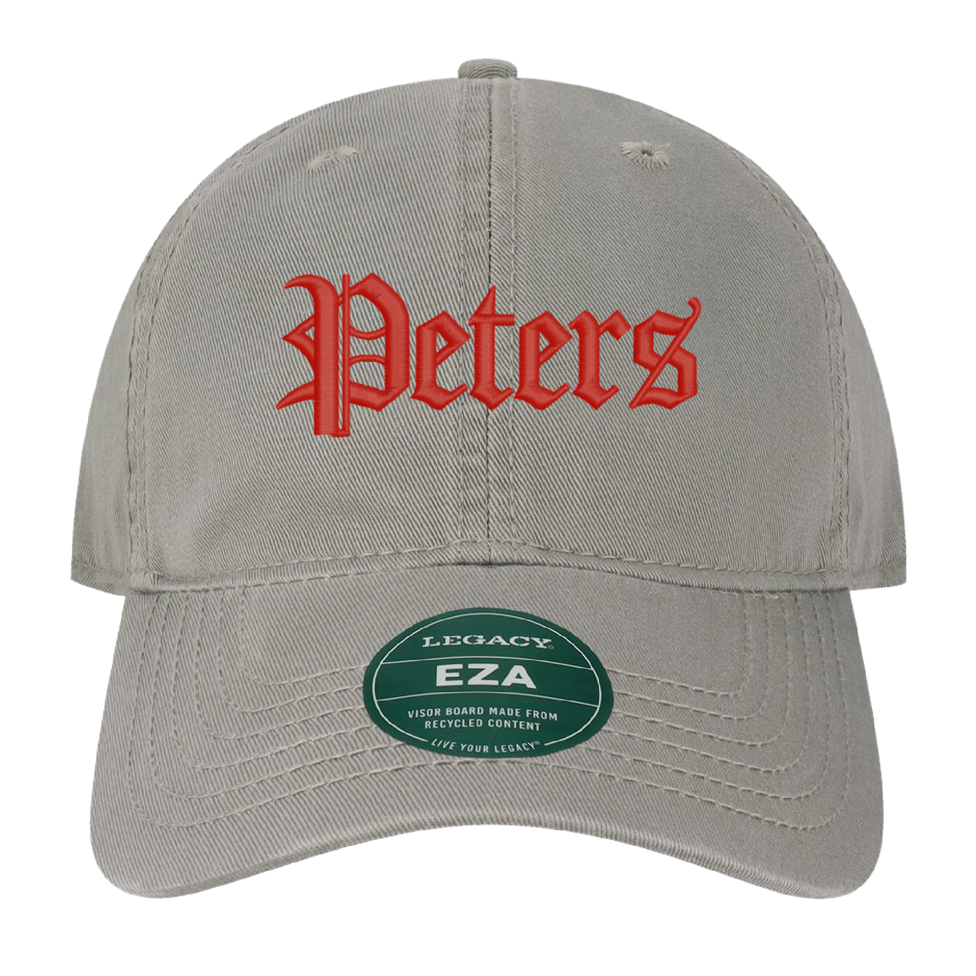 Peters Vintage red embroidered hat