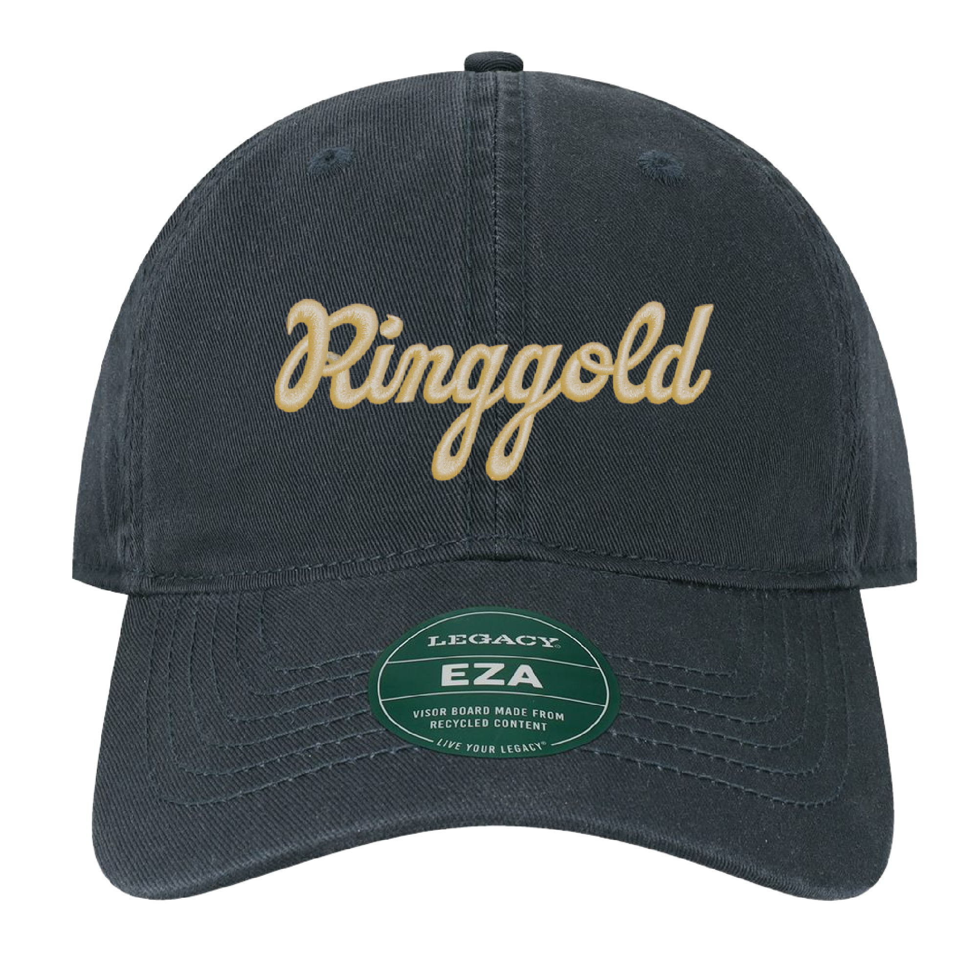 Ringgold Script gold embroidered hat