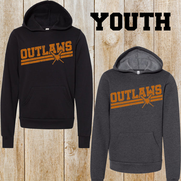 Outlaws youth Bella + Canvas fleece hoodie
