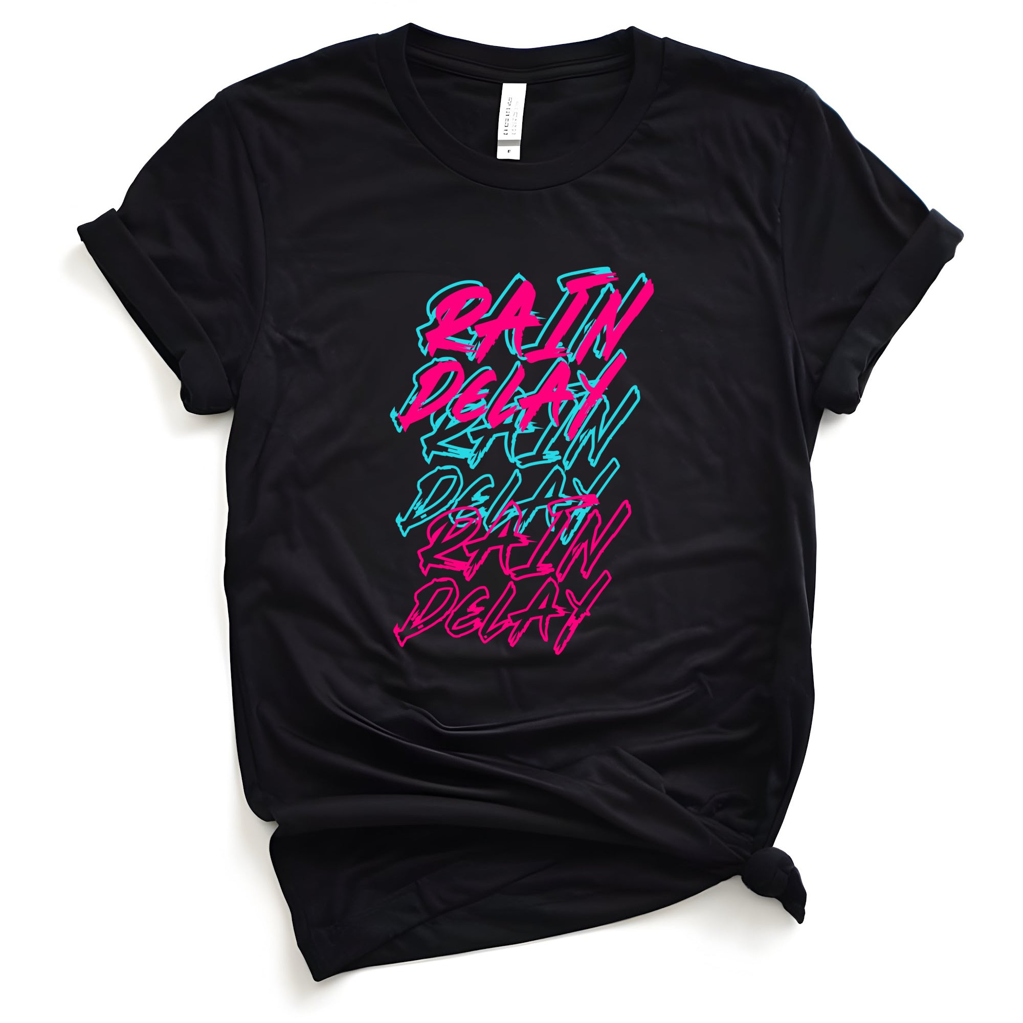 Rain Delay (hot pink/blue)