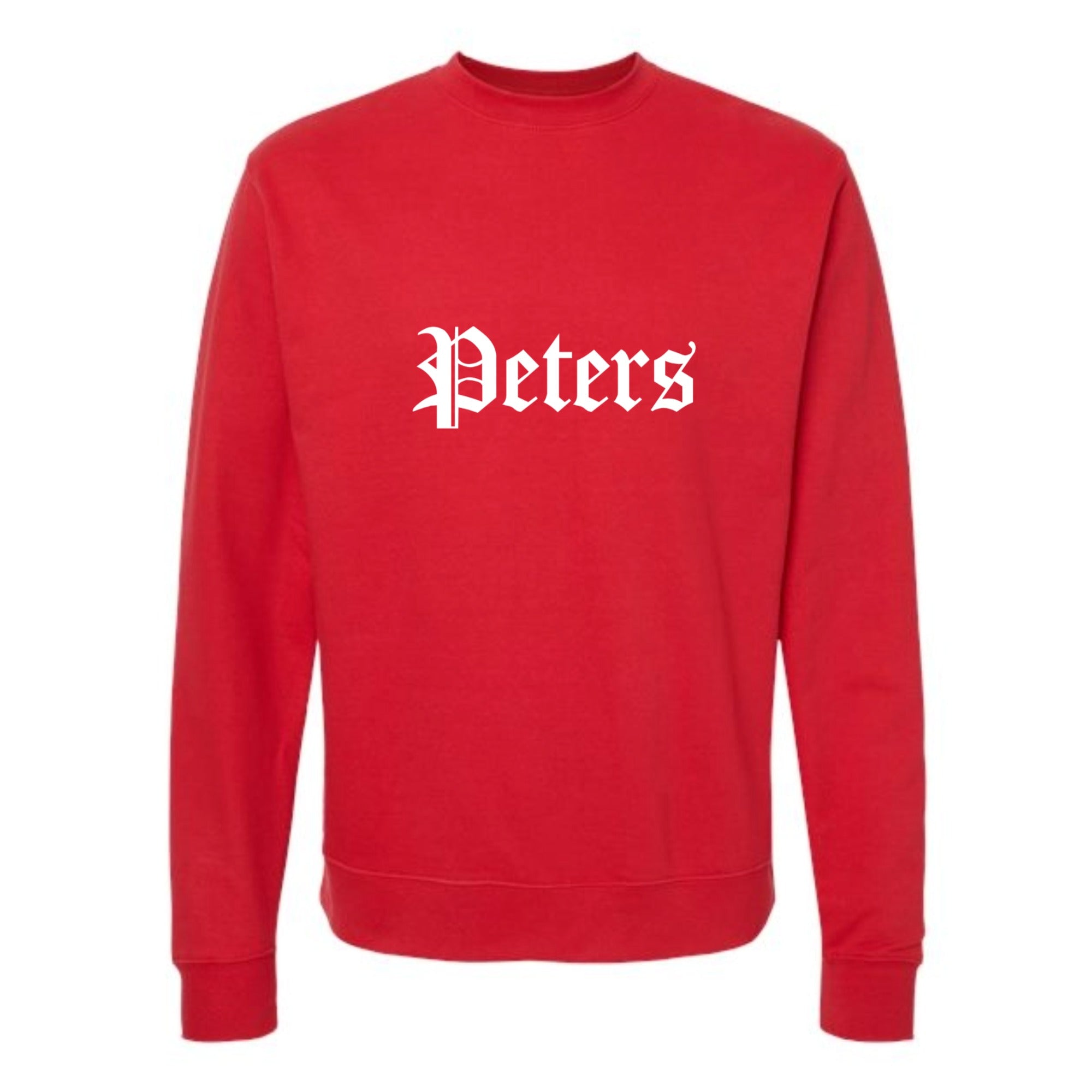 Peters Vintage White Midweight Crewneck Sweatshirt