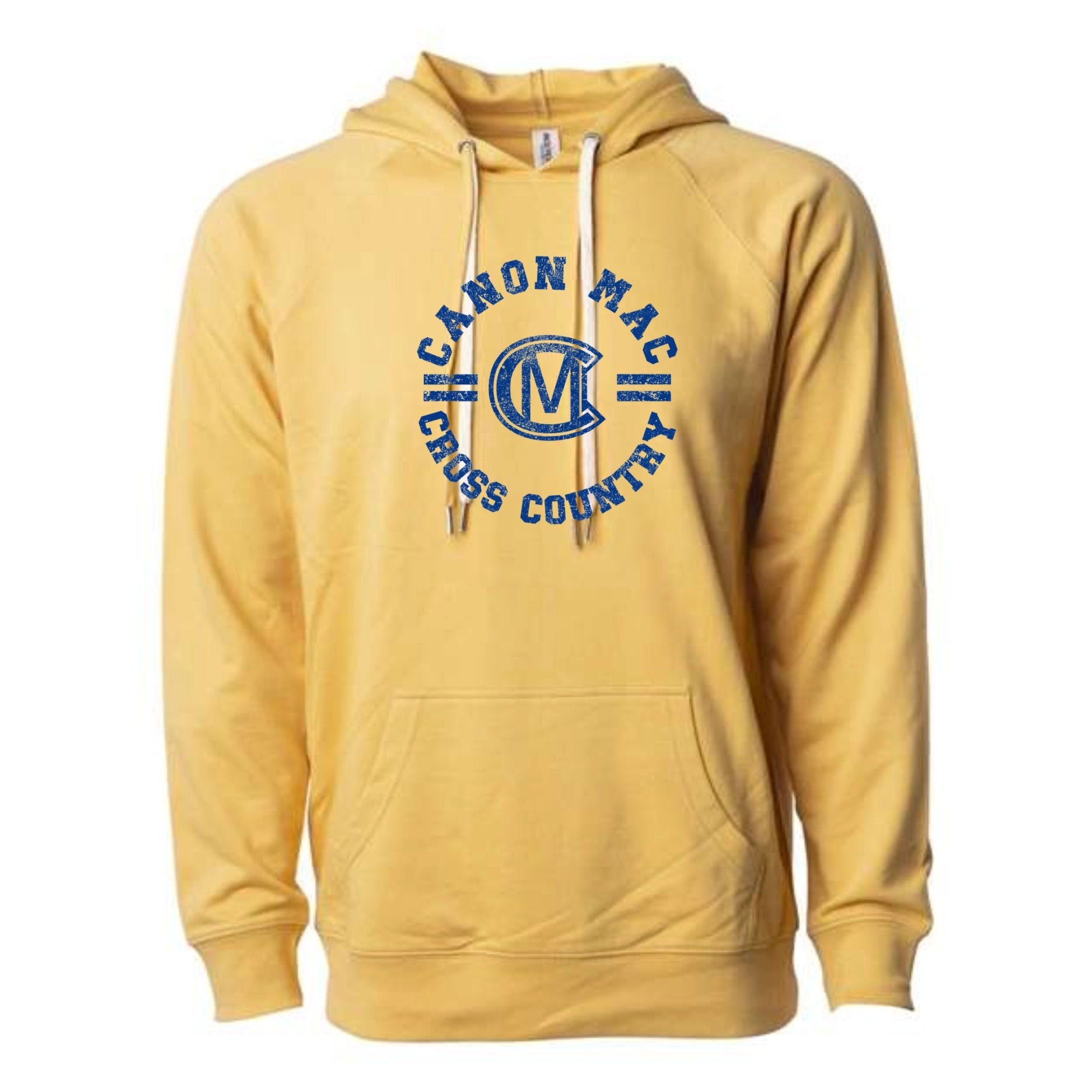 Canon Mac Cross Country Circle Lightweight Loopback Terry Hooded Sweatshirt