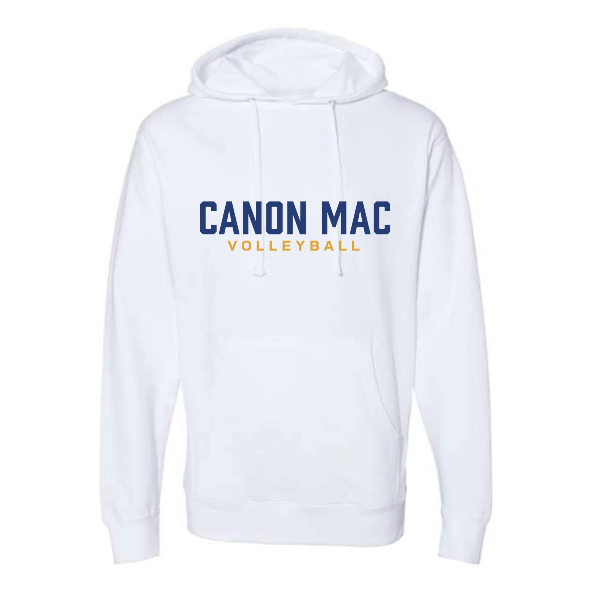 Canon Mac Volleyball Simple Midweight Hooded Sweatshirt