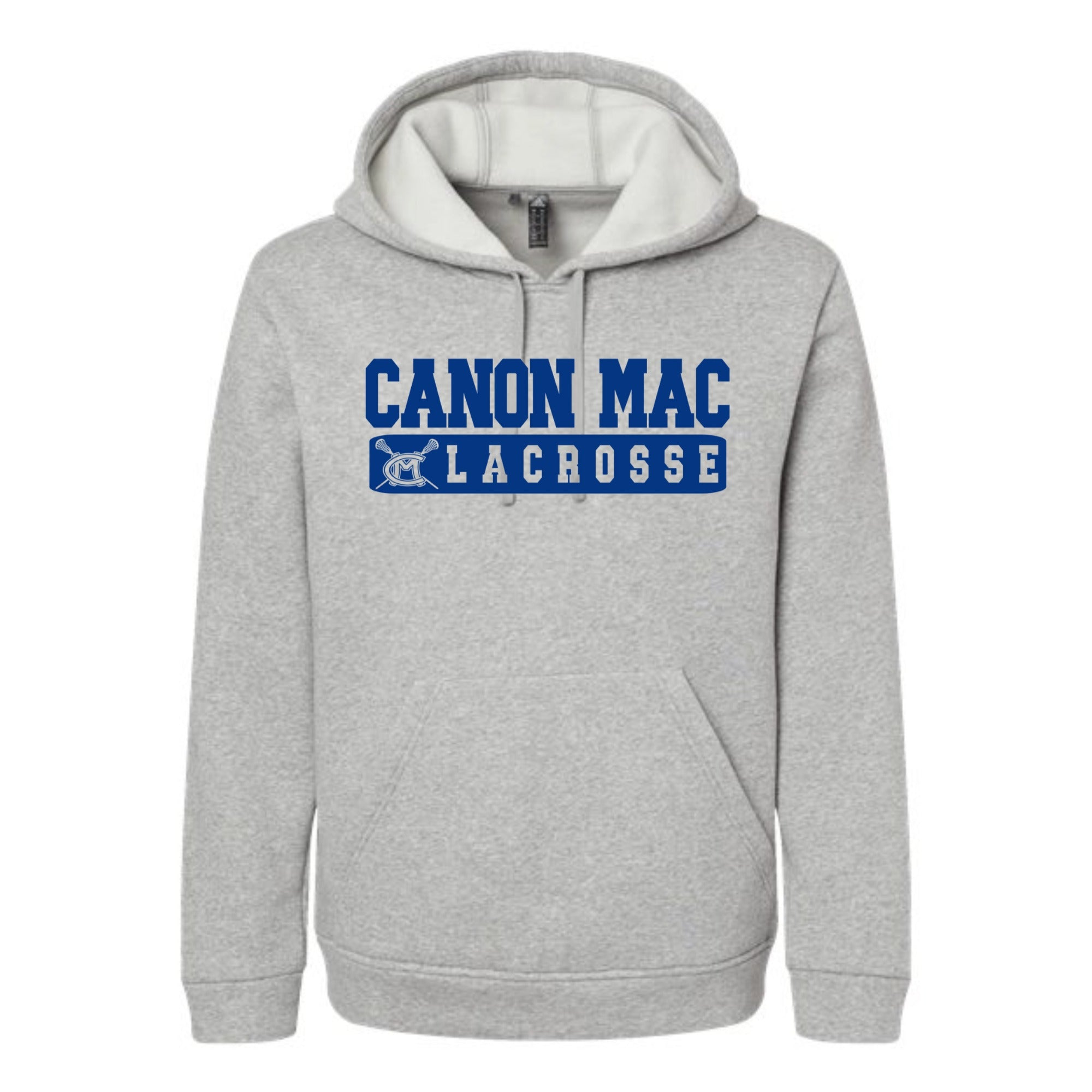 Canon Mac Lacrosse Block Fleece Hooded Unisex Sweatshirt