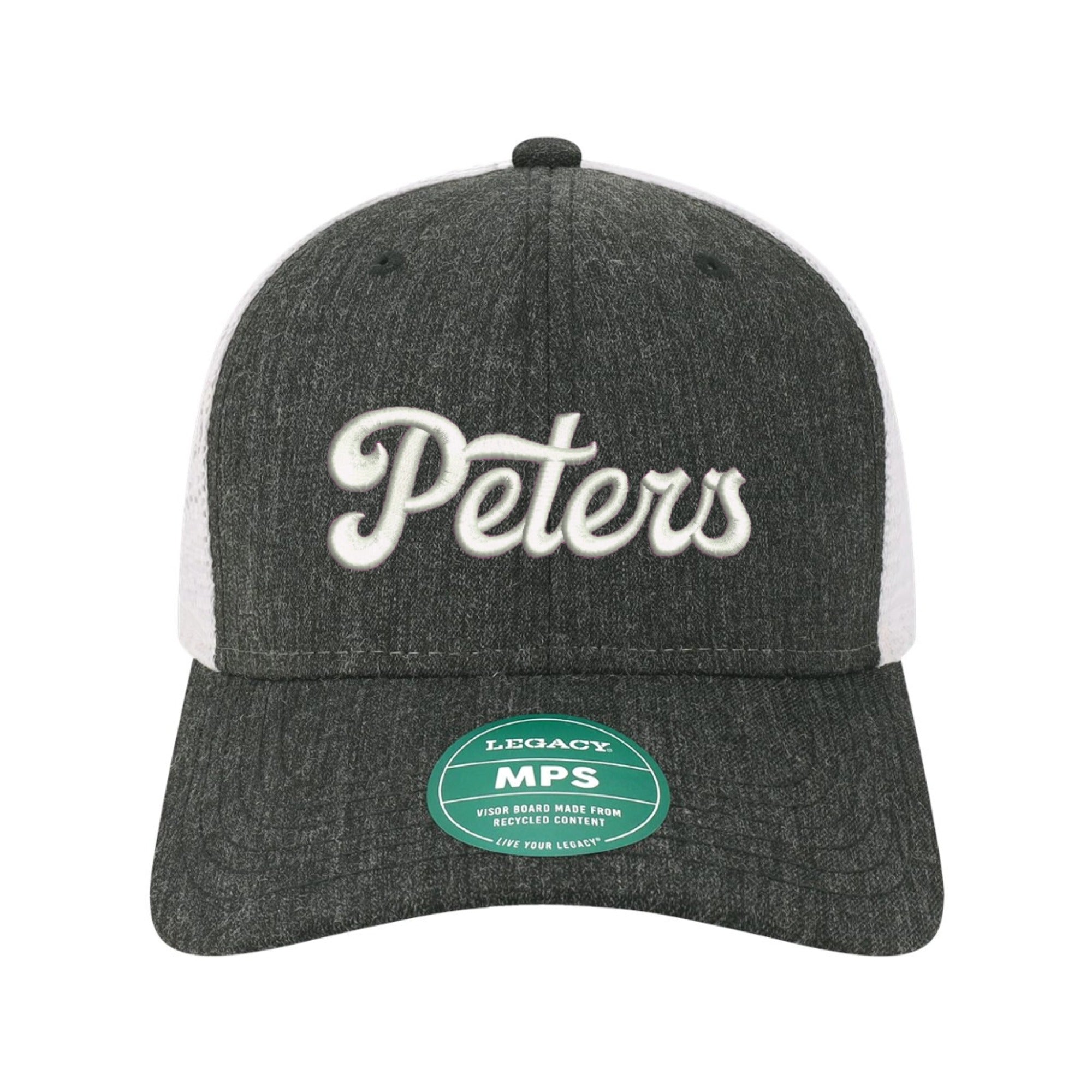 Peters White Script Mid-Pro Hat