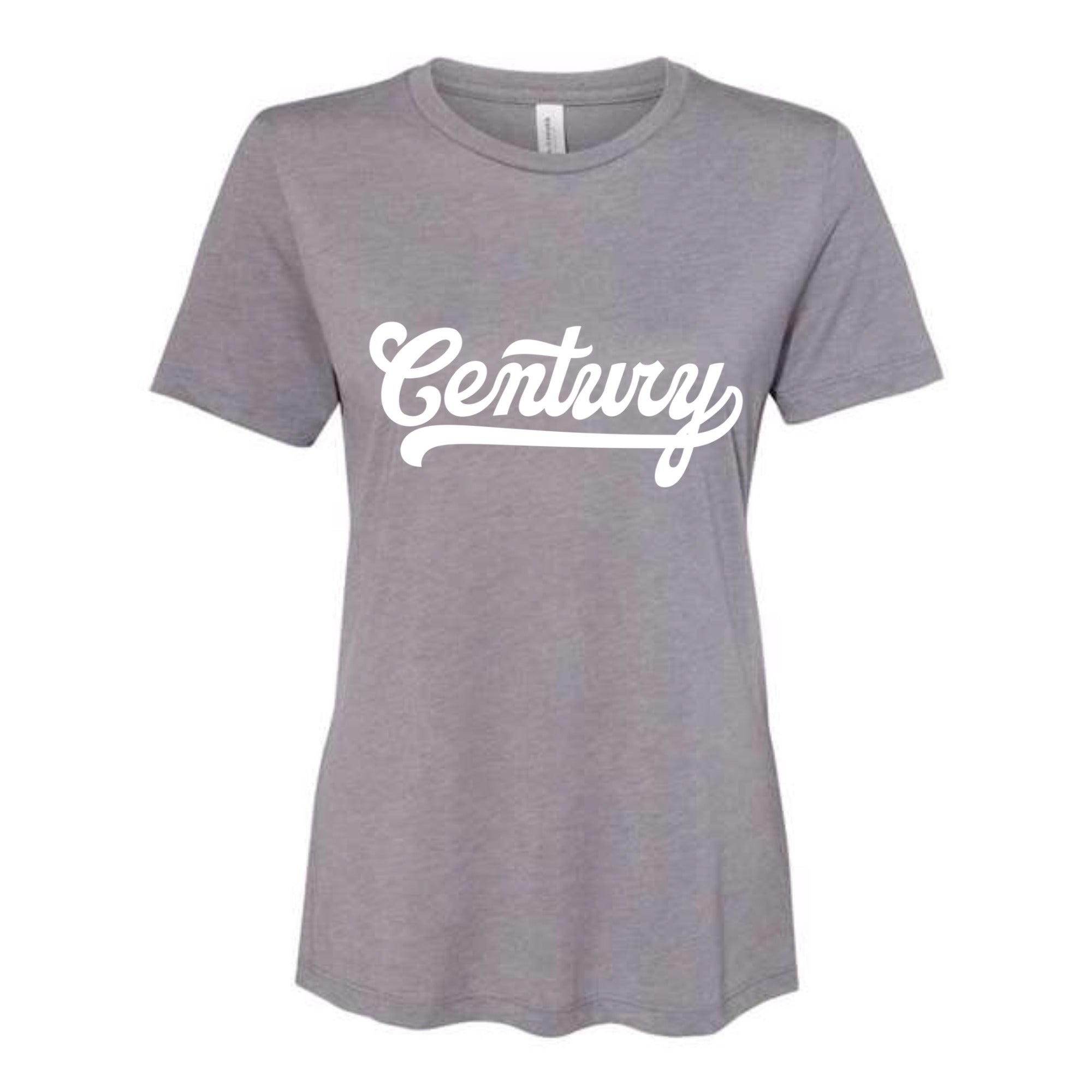 Century Soccer Script Women's Tri-blend Relaxed Fit Tee