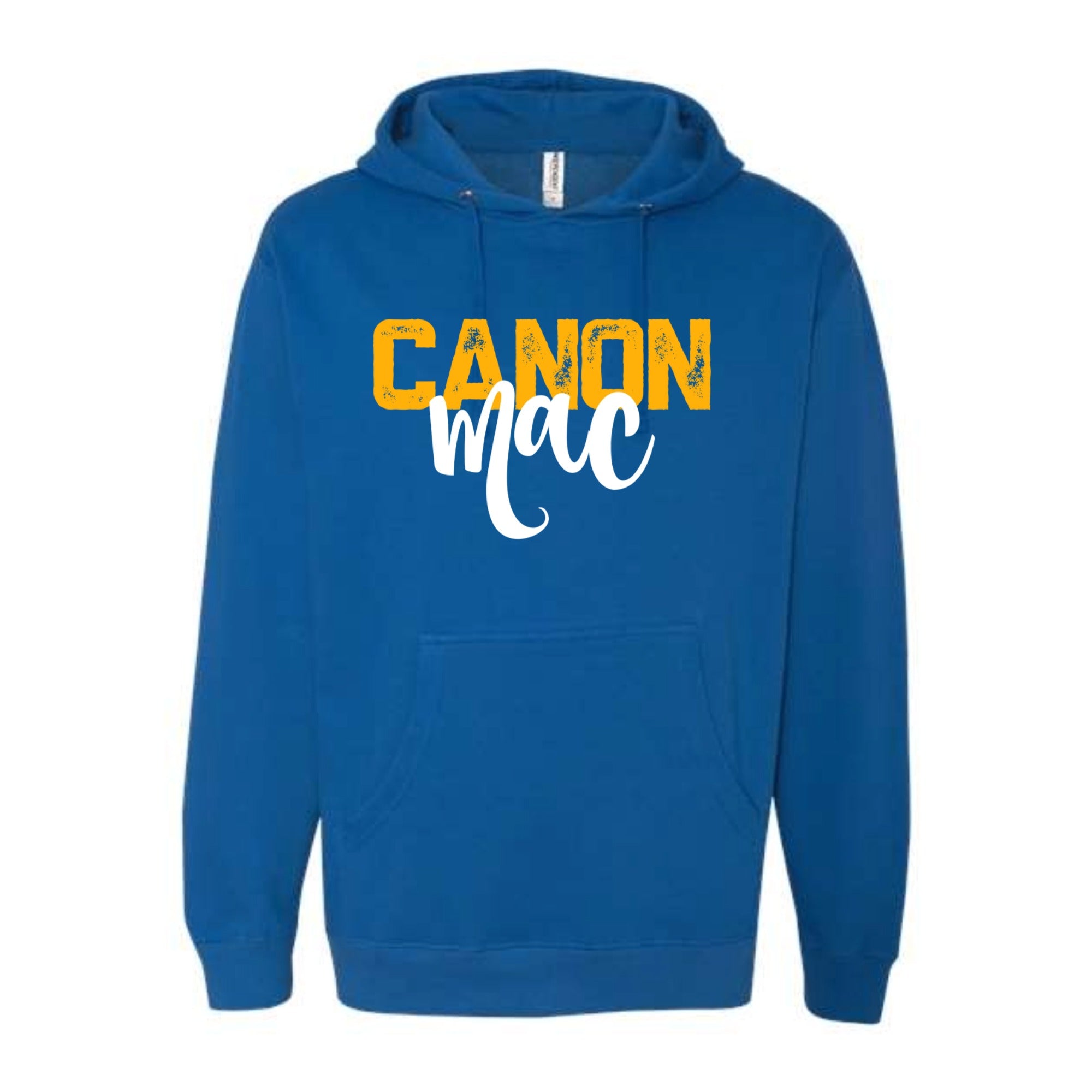 Canon Mac Whimsical Gold and White Midweight Hooded Sweatshirt