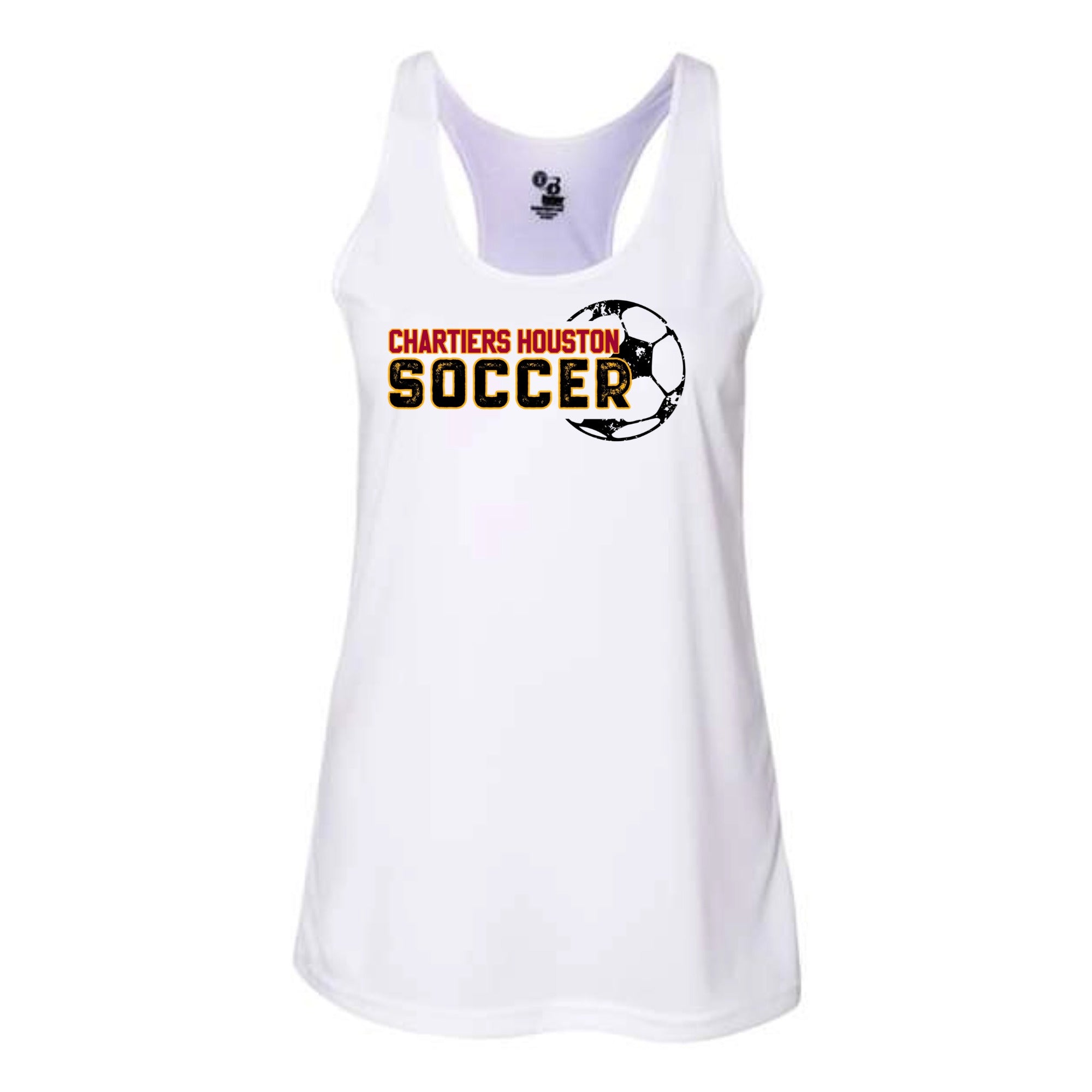 Chartiers Houston Soccer Sublimation Women's Performance Racerback Tank