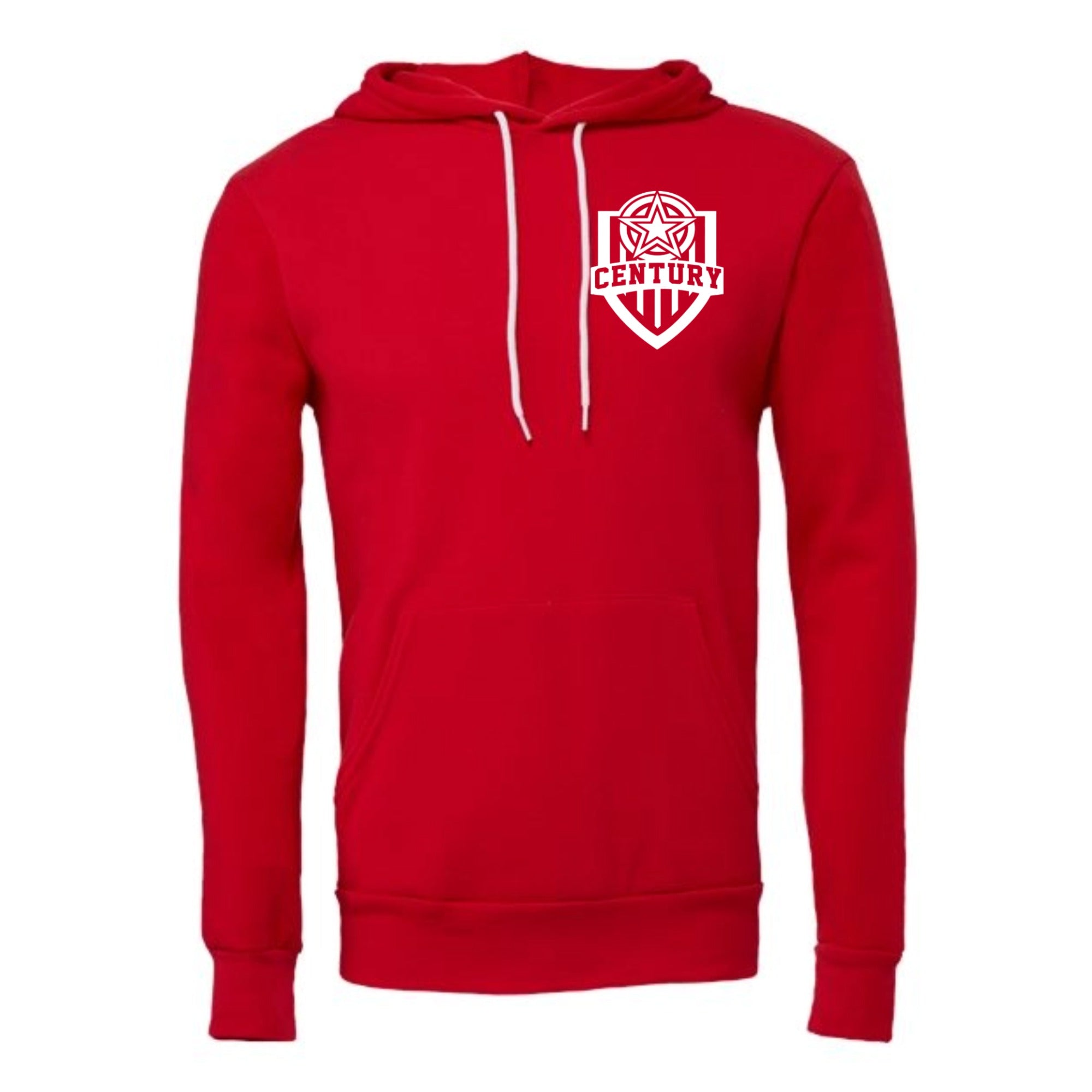 Century Soccer Logo Unisex Fleece Hoodie Pocket Size