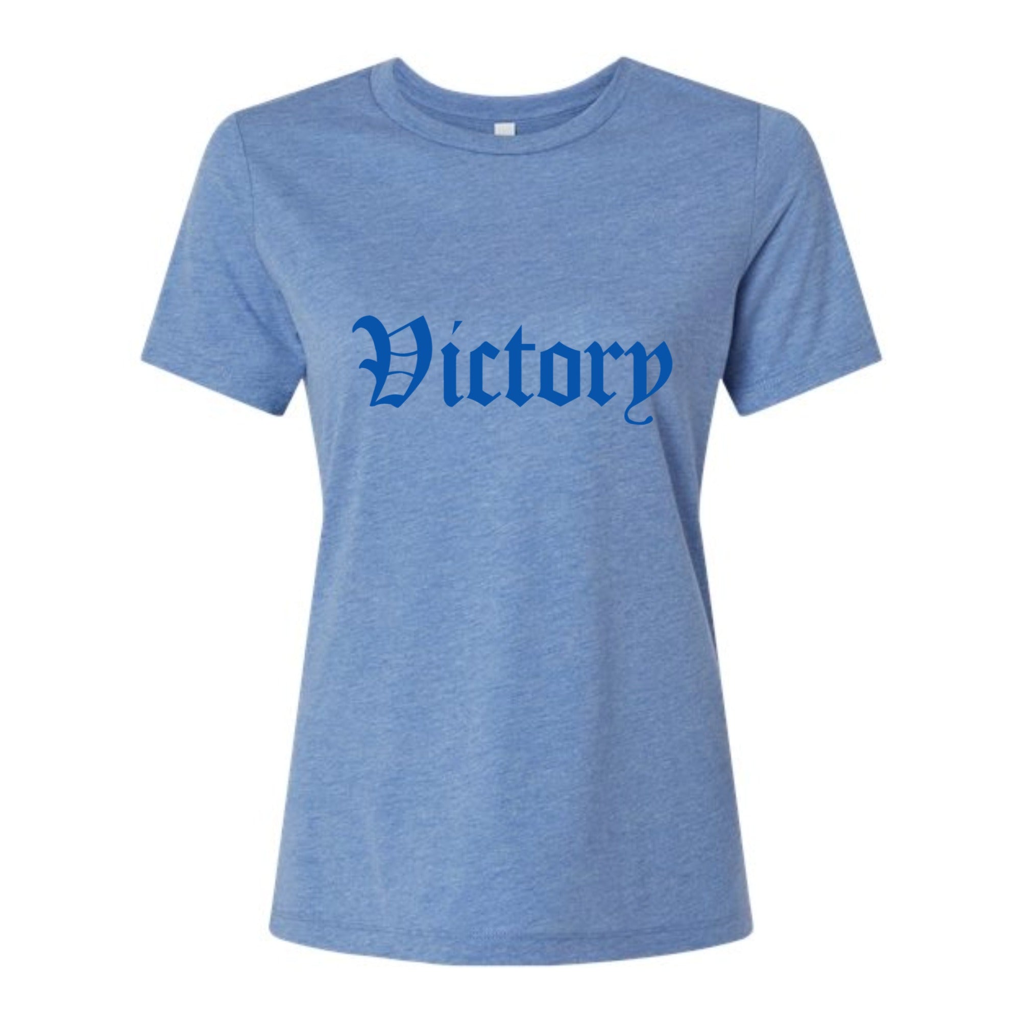 Victory Soccer Vintage Blue Women's Tri-blend Relaxed Fit Tee