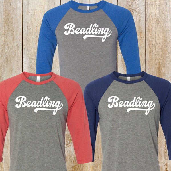 Beadling Unisex 3/4 sleeve baseball tee