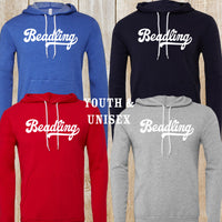 Beadling Unisex Bella + Canvas fleece hoodie