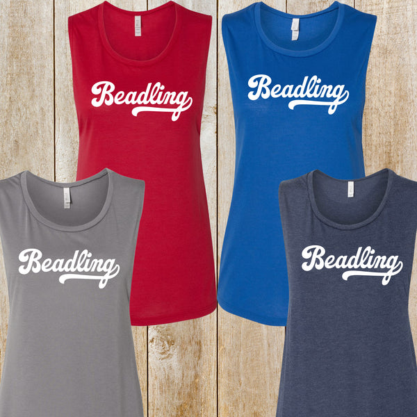 Beadling Womens Muscle Tank