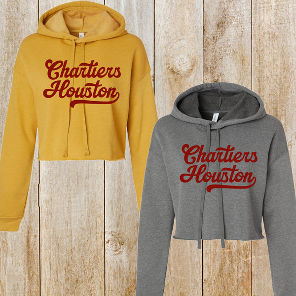 Chartiers Houston Bella + Canvas CROP hoodie