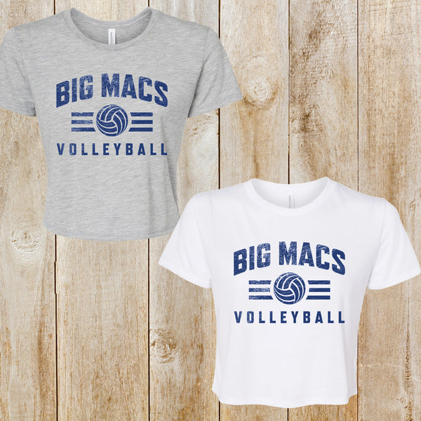 Canon Mac Volleyball  Flowy Crop tee