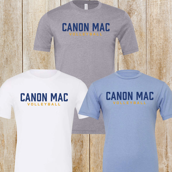 Canon Mac Volleyball tri-blend unisex tee
