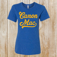 Canon Mac Script women's relaxed fit tee