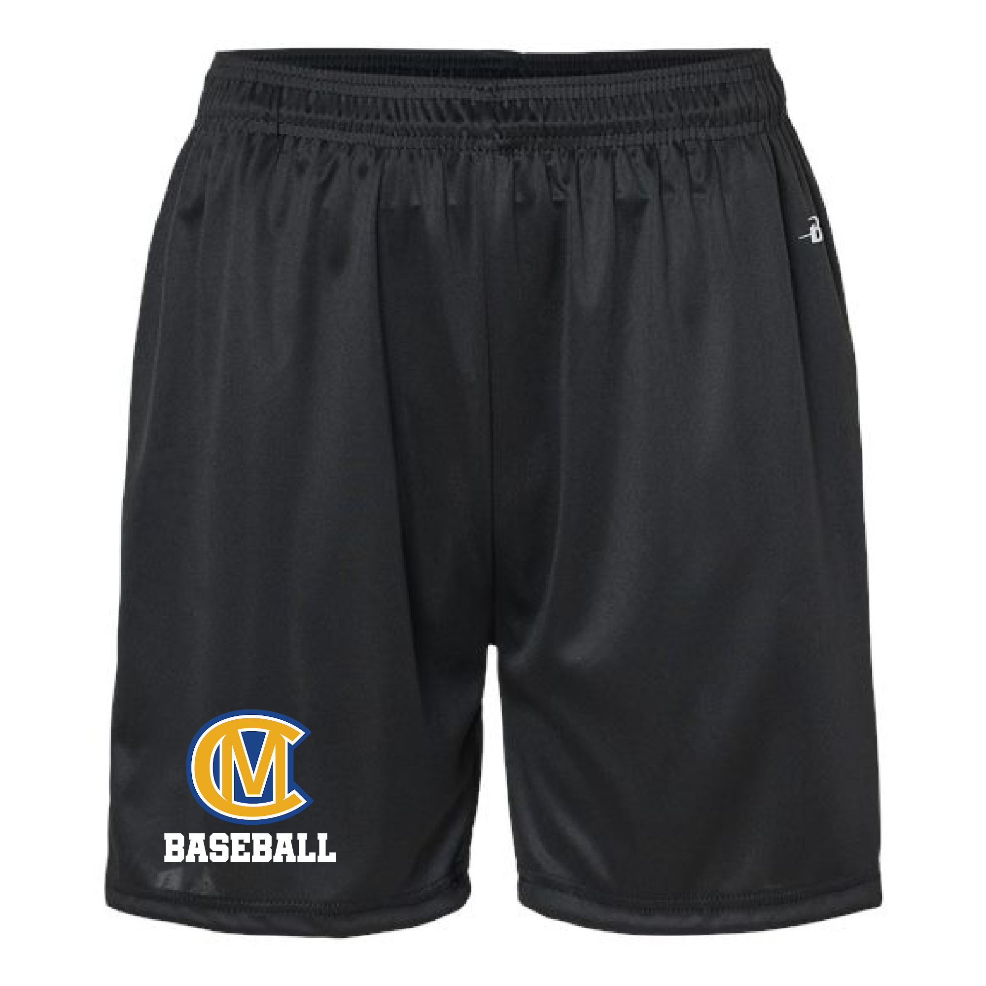 CM Baseball Logo 5" pocketed shorts