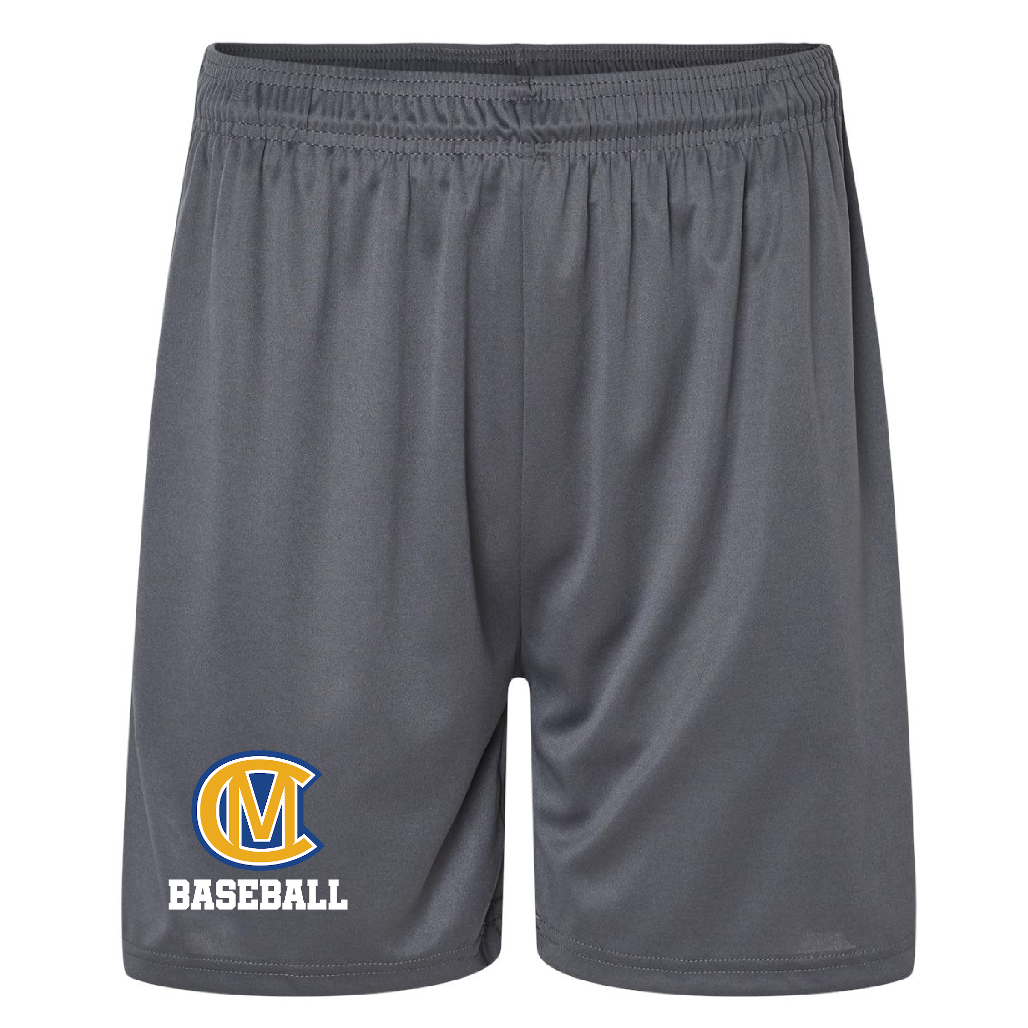 CM Baseball Logo 5" pocketed shorts
