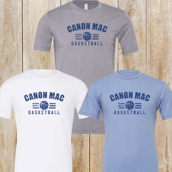 CM Basketball tri-blend unisex tee