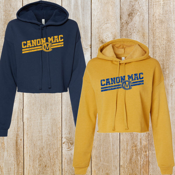 Canon Mac Bella + Canvas CROP hoodie