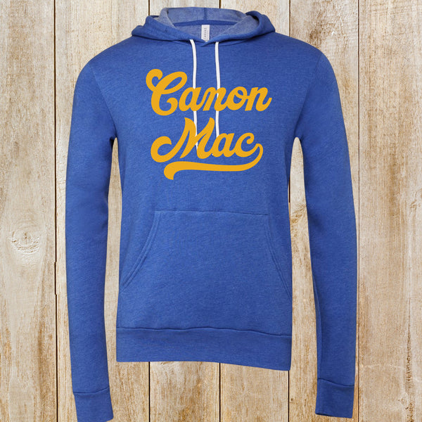 Canon Mac Cursive Unisex Fleece Hoodie