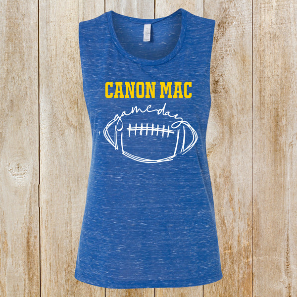 Canon Mac Football Game Day Women's Muscle Tank