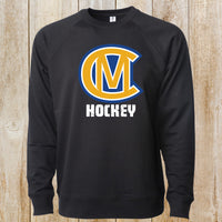 CM Hockey Logo Design Crewneck Sweatshirt