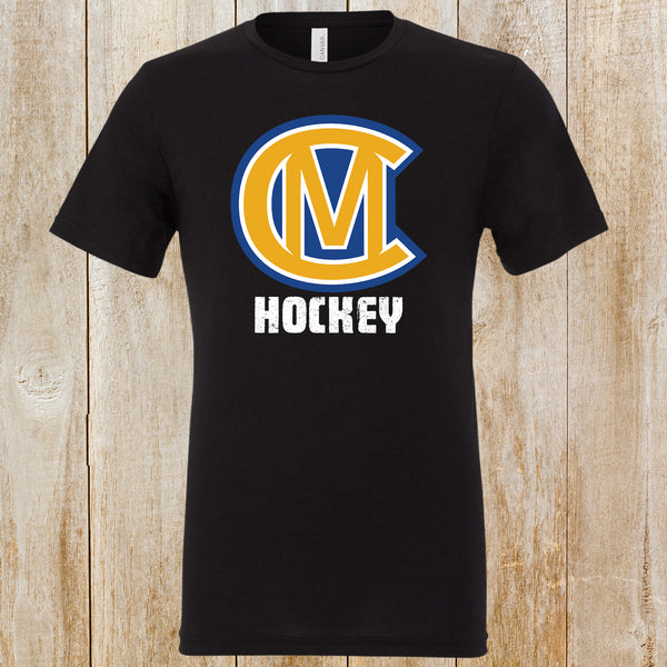 CM Hockey Logo Design Unisex tee