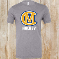 CM Hockey Logo Design Unisex tee