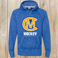 CM Hockey Logo Design Vintage Zen Hoodie