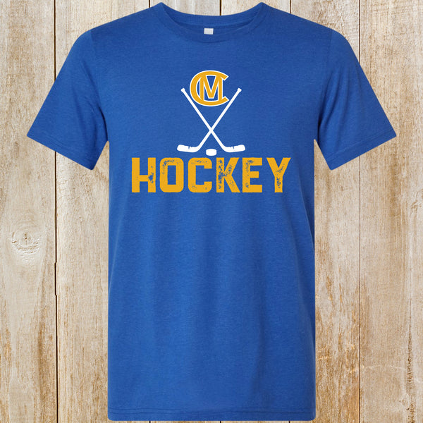 CM Hockey Stick Design Unisex tee