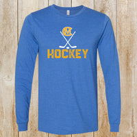 CM Hockey Stick Design long sleeved tee