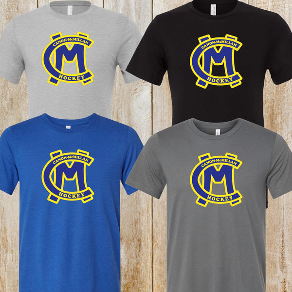 CM Hockey tri-blend unisex tee