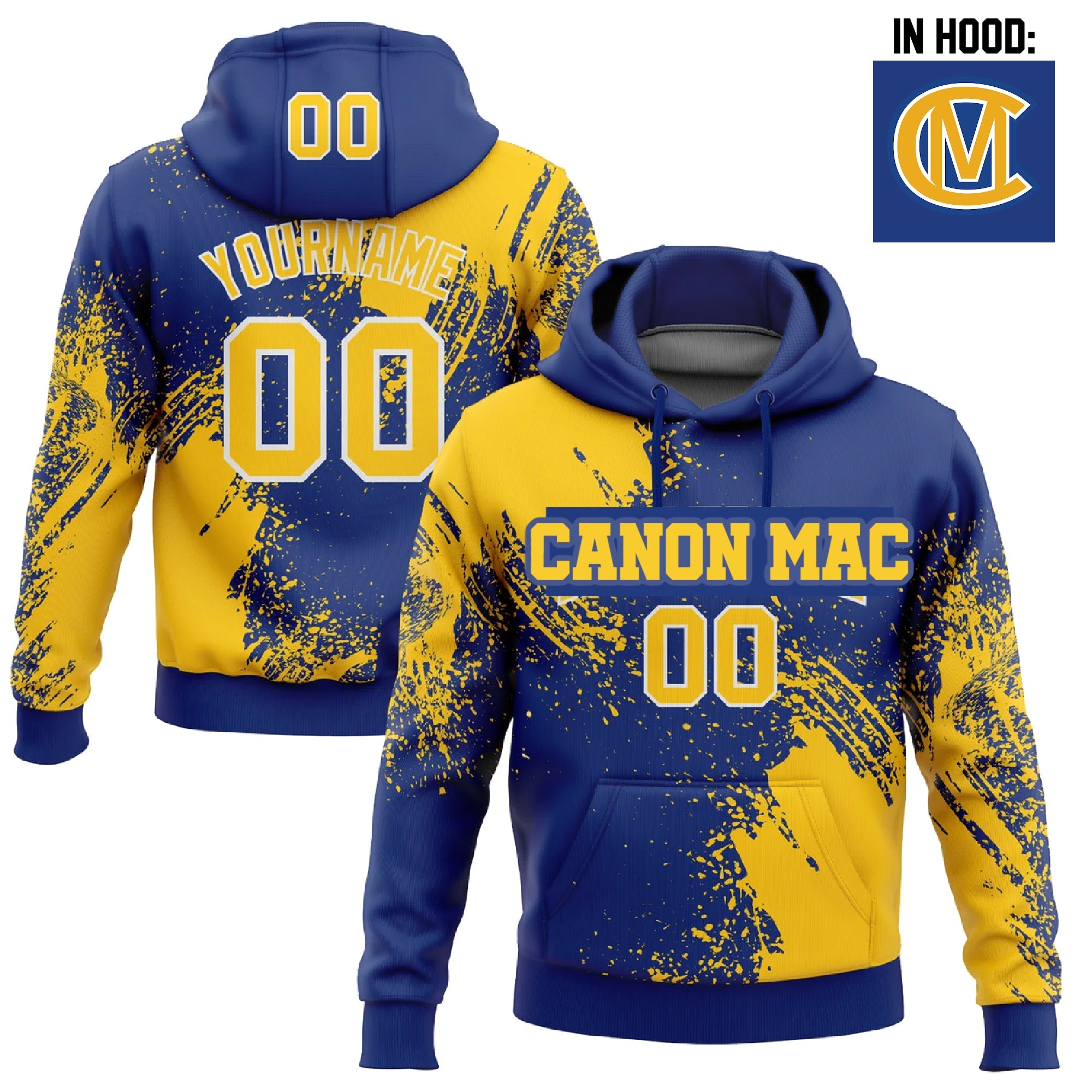 Borland CM Splatter sublimation hoodie