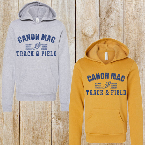 CM Track Youth Bella + Canvas fleece hoodie