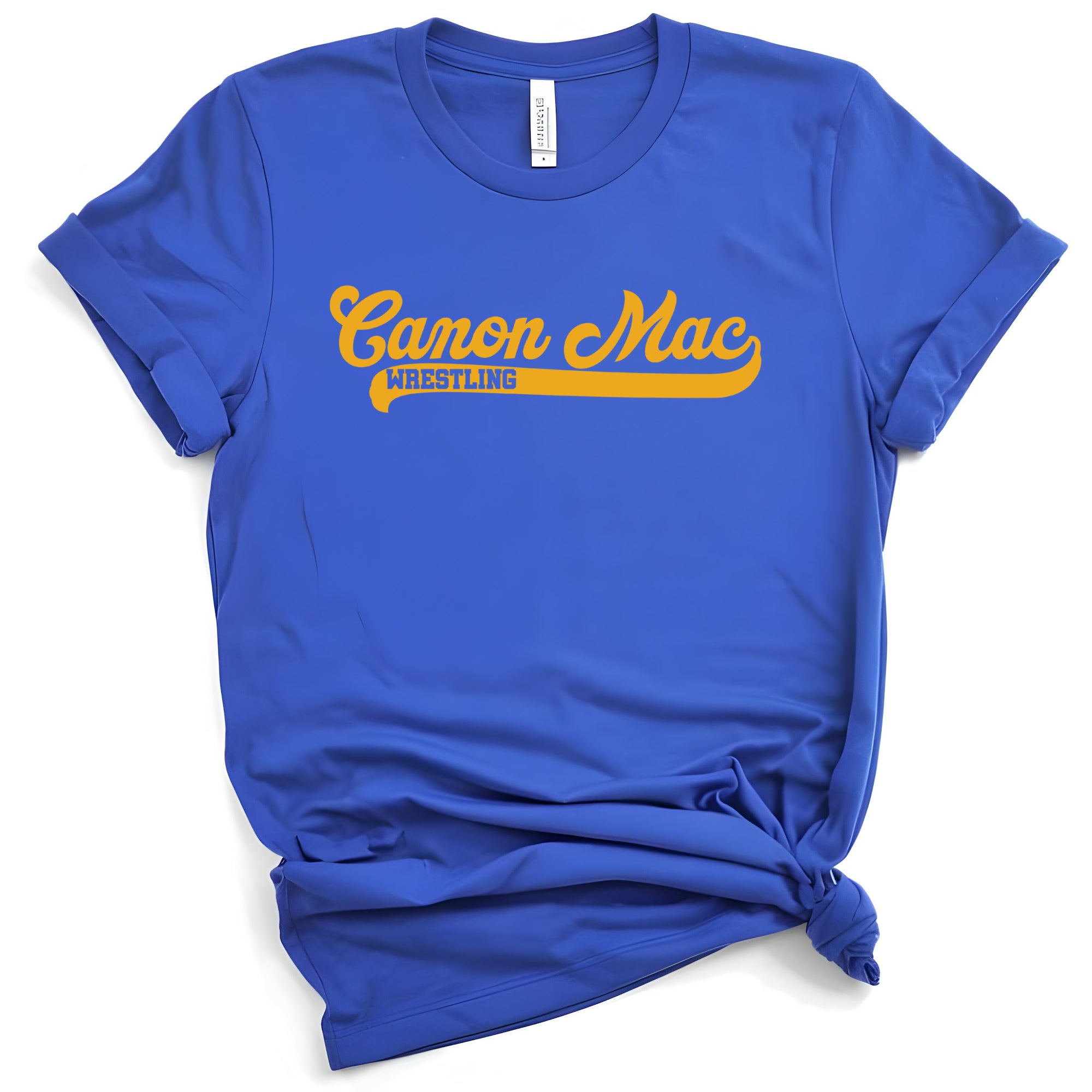 Canon Mac Wrestling Cursive (gold)