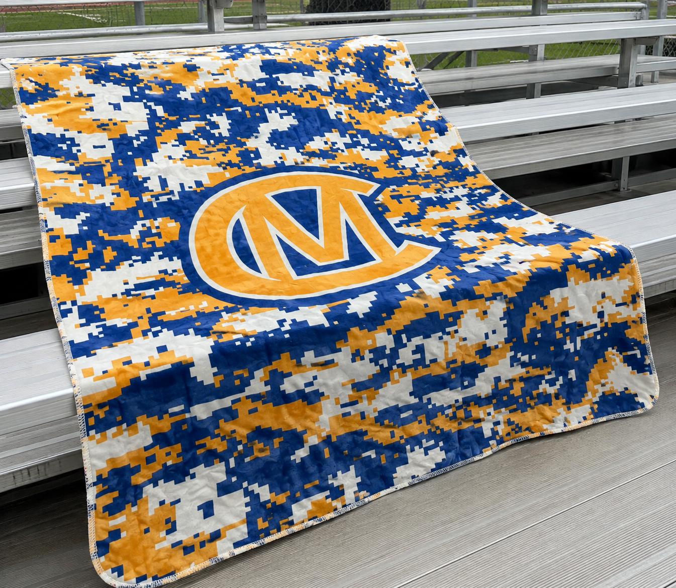 Fundraiser CM Digi-Camo throw blanket