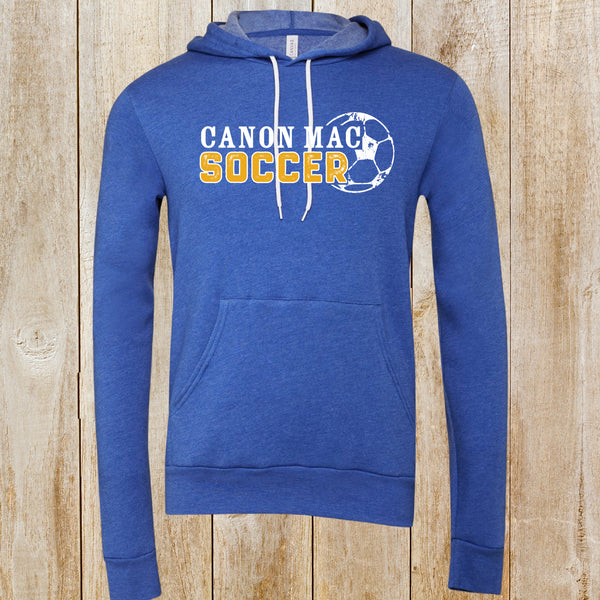 CM Soccer Bella Canvas fleece hoodie - Unisex and Youth