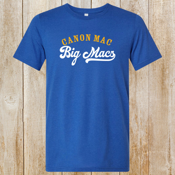 Canon Mac Big Macs tri-blend unisex tee