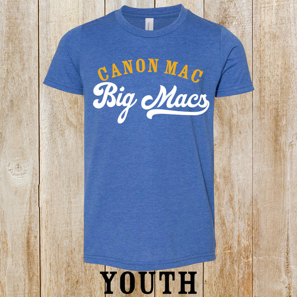 Hills Henderson Canon Mac Big Macs youth tee