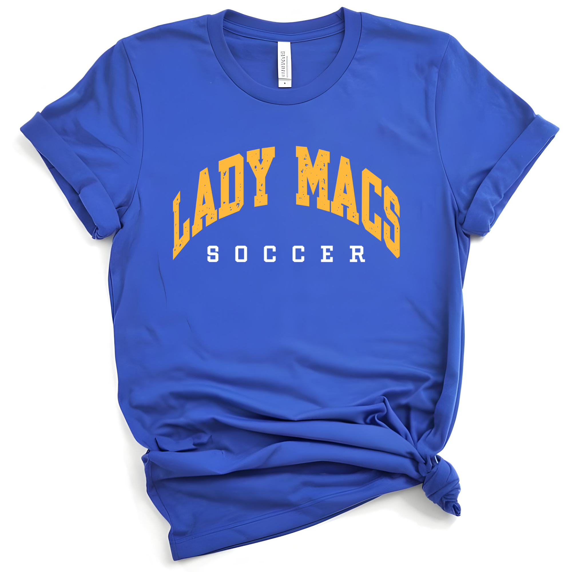 Lady Macs Soccer Varsity Curved